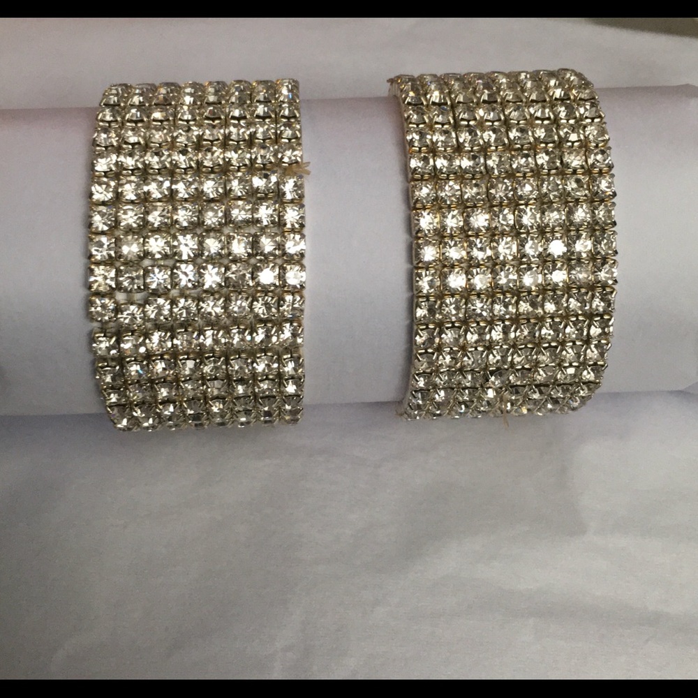 SOLD Crystal bracelet cuff